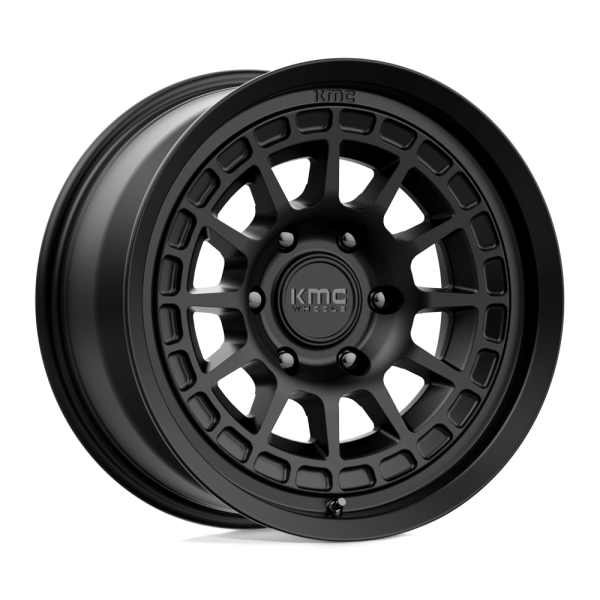 KMC 719 CANYON SATIN BLACK 1 17" KMC WHEELS KM719 CANYON SATIN BLACK FINISH RIMS