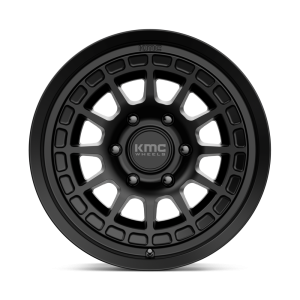 17" KMC WHEELS KM719 CANYON SATIN BLACK CROSSOVER SUV FINISH RIMS - Image 2