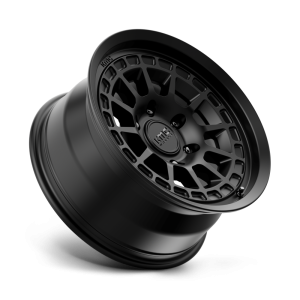 17" KMC WHEELS KM719 CANYON SATIN BLACK CROSSOVER SUV FINISH RIMS - Image 3