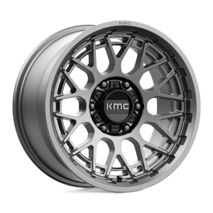 17" KMC WHEELS KM722 TECHNIC ANTHRACITE FINISH RIMS