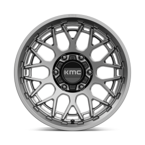 17" KMC WHEELS KM722 TECHNIC ANTHRACITE FINISH RIMS - Image 2