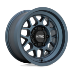 17" KMC WHEELS KM725 TERRA METALLIC BLUE FINISH RIMS