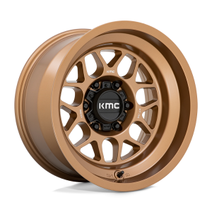 17" KMC WHEELS KM725 TERRA MATTE BRONZE FINISH RIMS