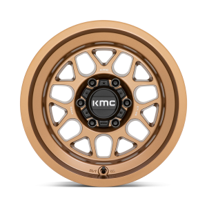 17" KMC WHEELS KM725 TERRA MATTE BRONZE FINISH RIMS - Image 2