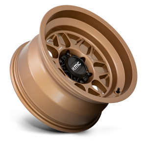 17" KMC WHEELS KM725 TERRA MATTE BRONZE FINISH RIMS - Image 3