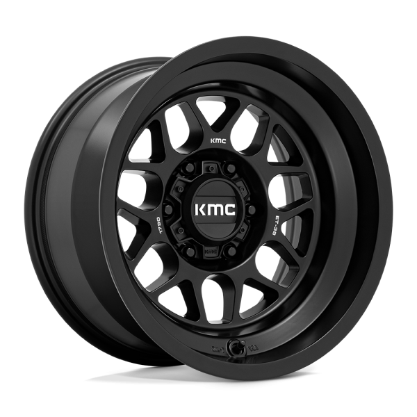 KMC 725 TERRA SATIN 1 17" KMC WHEELS KM725 TERRA SATIN BLACK FINISH RIMS