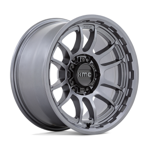 17" KMC WHEELS KM727 WRATH MATTE ANTHRACITE FINISH RIMS