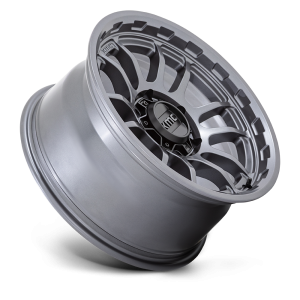 17" KMC WHEELS KM727 WRATH MATTE ANTHRACITE FINISH RIMS - Image 3