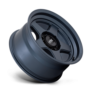 17" KMC WHEELS KM728 LOBO METALLIC BLUE FINISH RIMS - Image 3