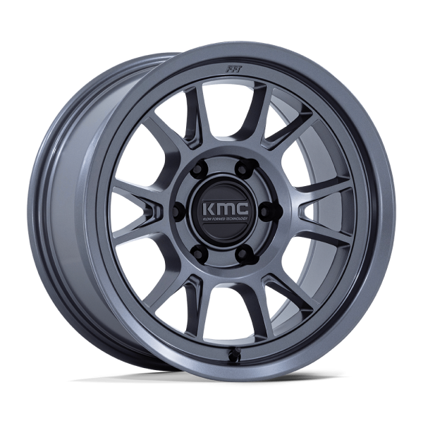 17" KMC WHEELS KM729 RANGE MATTE ANTHRACITE FINISH RIMS