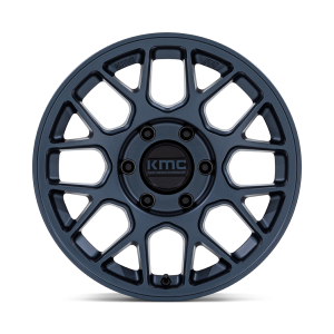 17" KMC WHEELS KM730 HATCHET METALLIC BLUE FINISH RIMS - Image 2