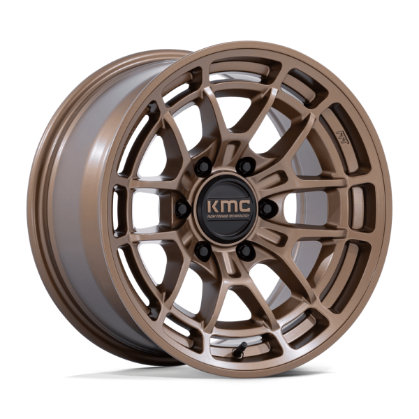 17" KMC WHEELS KM732 ARCHER MATTE BRONZE FINISH RIMS