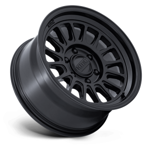 17" KMC WHEELS KM733 IMPACT FFT MATTE BLACK FINISH RIMS - Image 3
