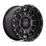 17" BLACK RHINO WHEELS LEGION MATT BLACK GRAY TINT FINISH RIMS