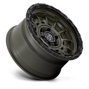 17" BLACK RHINO WHEELS LEGION OLIVE DRAB GREEN W/BLACK LIP FINISH RIMS - Image 2