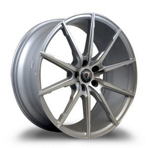 20" MARQUEE WHEELS M1035 SILVER MACHINED FINISH RIMS