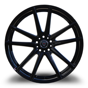 20" MARQUEE WHEELS M3197 GLOSS BLACK FINISH RIMS - Image 2