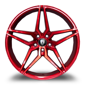 20" MARQUEE WHEELS M3259 CANDY RED FINISH RIMS - Image 2