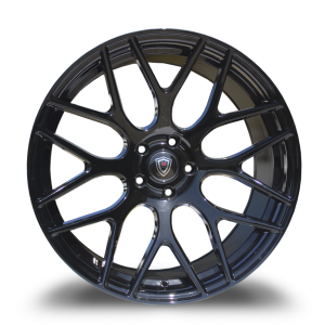 20" MARQUEE WHEELS M6981 GLOSS BLACK FINISH RIMS - Image 2