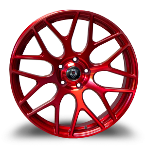 20" MARQUEE WHEELS M6981 CADNY RED FINISH RIMS - Image 2