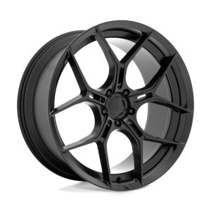 20" ASANTI BLACK LABEL WHEELS MONARCH SATIN BLACK FINISH RIMS