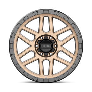 18" KMC WHEELS KM544 MESA MATTE BRONZE W/ BLACK LIP FINISH RIMS - Image 3