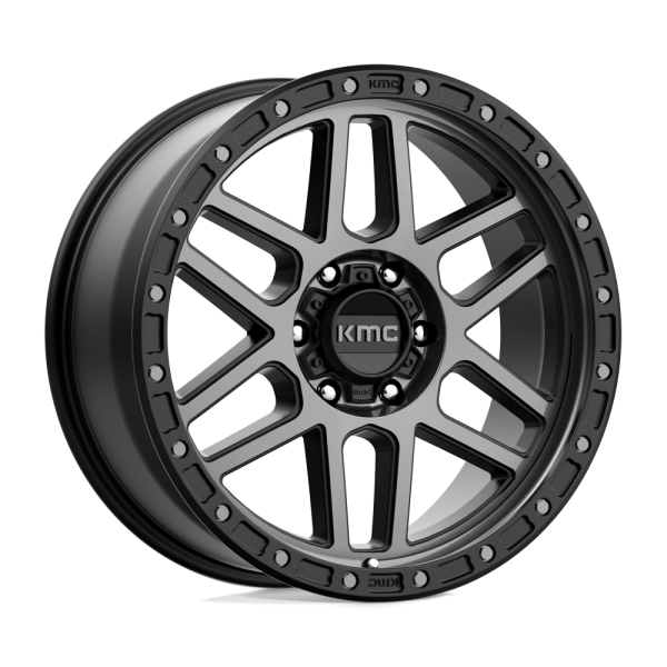 MesaSatin 18" KMC WHEELS KM544 MESA SATIN BLACK W/GRAY TINT FINISH RIMS