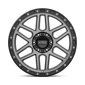 18" KMC WHEELS KM544 MESA SATIN BLACK W/GRAY TINT FINISH RIMS - Image 3