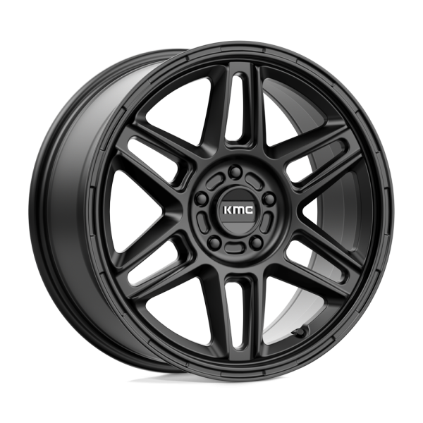 Nomad 18" KMC WHEELS KM716 NOMAD SATIN BLACK FINISH RIMS