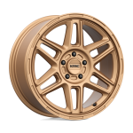 18" KMC WHEELS KM716 NOMAD MATTE BRONZE FINISH RIMS