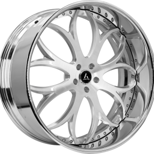 26" ARTIS FORGED RADON BRUSHED FACE CHROME LIP FINISH RIMS