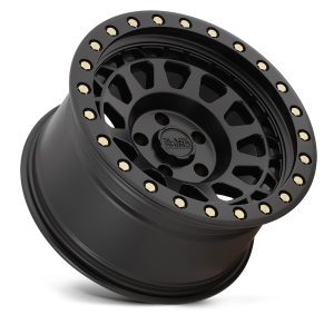 18" BLACK RHINO WHEELS PRIMM MATTE BLACK FINISH BRASS BOLTS OFF-ROAD RIMS - Image 2