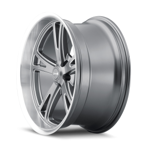 17" RIDLER WHEELS 606 GREY WITH MILLED SPOKES AND DIAMOND LIP RIMS - Image 2
