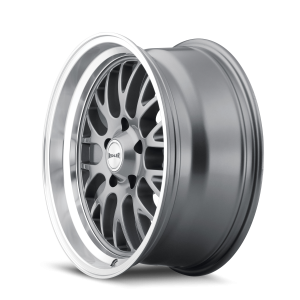18" RIDLER WHEELS 607 GREY WITH MACHINED LIP RIMS - Image 3