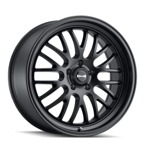 18" RIDLER WHEELS 607 MATTE BLACK RIMS