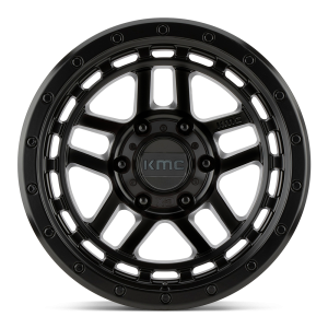 18" KMC WHEELS KM540 RECON SATIN BLACK FINISH RIMS - Image 3