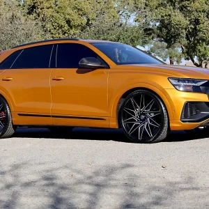 24" DIABLO WHEELS REVOLTO BLACK MILLED FACE FINISH RIMS - Image 3