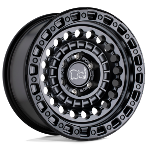 17" BLACK RHINO WHEELS SENTINEL MATTE BLACK FINISH RIMS