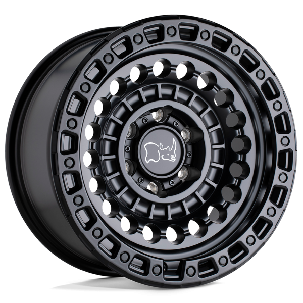 17" BLACK RHINO WHEELS SENTINEL MATTE BLACK FINISH RIMS