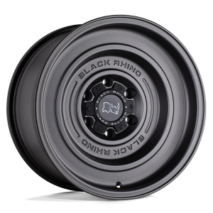 17" BLACK RHINO WHEELS SOLID MATTE GUN BLACK FINISH RIMS