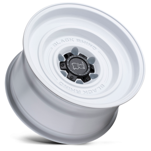 17" BLACK RHINO WHEELS SOLID GLOSS WHITE FINISH RIMS - Image 2