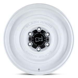 17" BLACK RHINO WHEELS SOLID GLOSS WHITE FINISH RIMS - Image 3