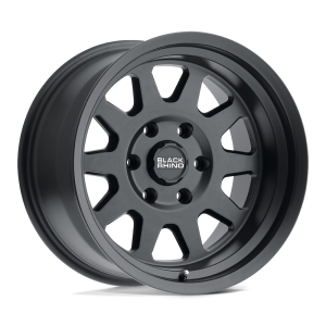 17" BLACK RHINO WHEELS STADIUM MATTE BLACK FLOW FORMED FINISH RIMS