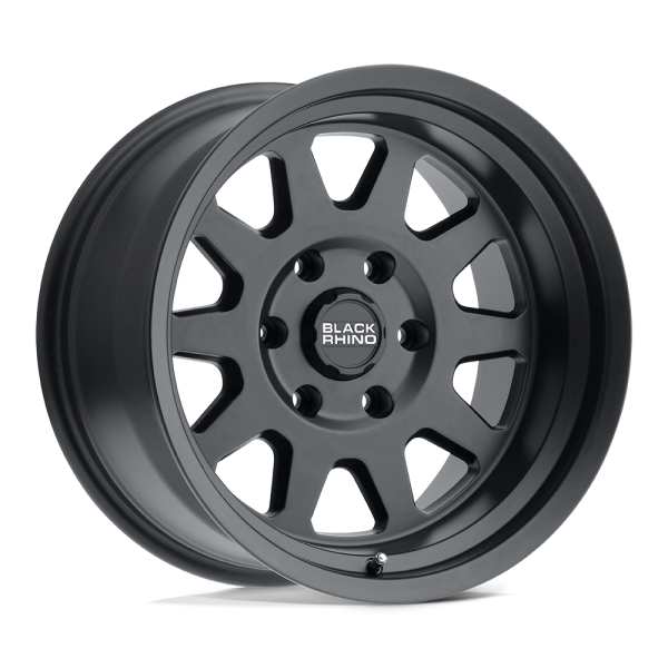 Stadium 17" BLACK RHINO WHEELS STADIUM MATTE BLACK FLOW FORMED FINISH RIMS