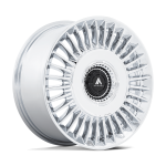 20" ASANTI BLACK LABEL WHEELS TIARA CHROME FINISH RIMS