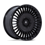 20" ASANTI BLACK LABEL WHEELS TIARA GLOSS BLACK FINISH RIMS