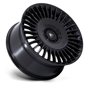 20" ASANTI BLACK LABEL WHEELS TIARA GLOSS BLACK FINISH RIMS - Image 3