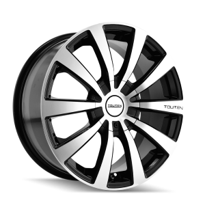 17" TOUREN WHEELS TR3 | 3130 BLACK MACHINED FACE FINISH RIMS