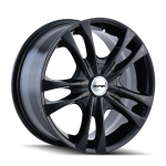 17" TOUREN WHEELS TR22 | 3222 BLACK FINISH RIMS