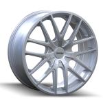 17" TOUREN WHEELS TR60 | 3260 HYPER SILVER FINISH RIMS